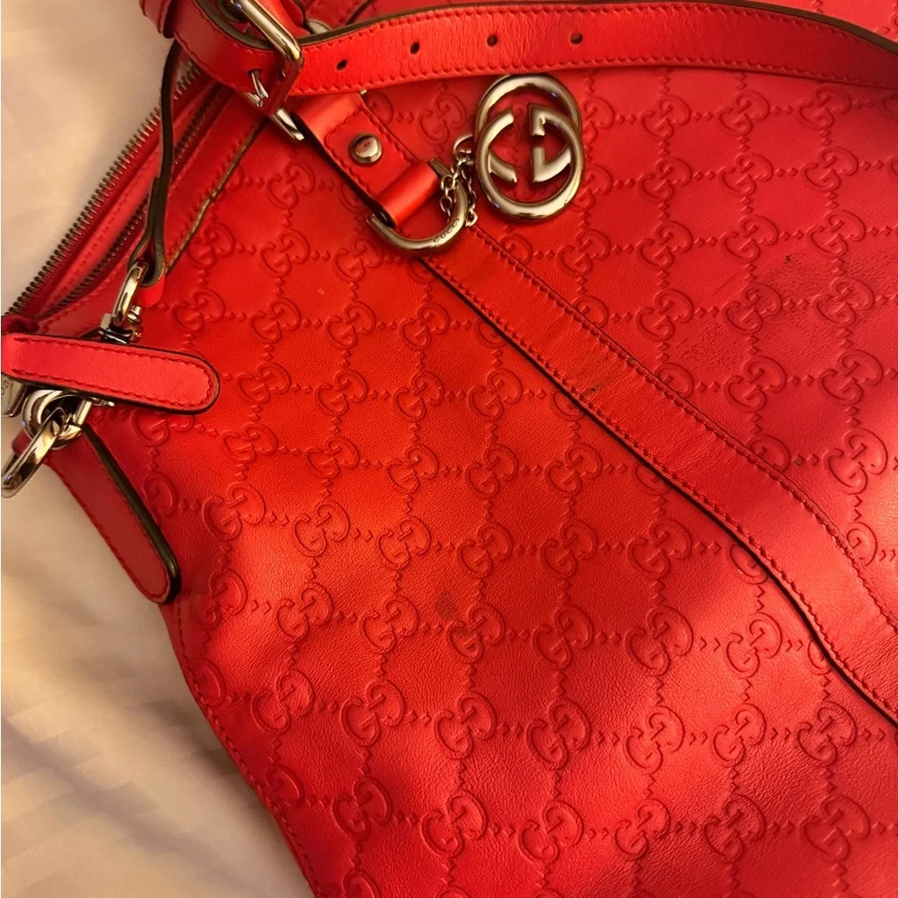 Gucci micro guccissima convertible dome bag orange….. - Picture 8 of 11